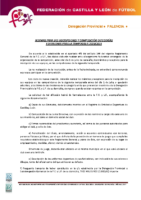 PALENCIA Normas inscripciones temporada 2015-16 y composición de categorías y divisiones